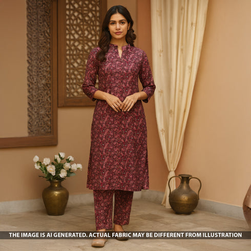 Digital Print Pashmina Fabric - F5180